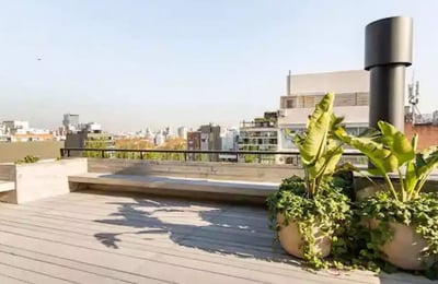Long-Term 2-Room Furnished Apartment with Pool in Buenos Aires, Argentina, Palermo