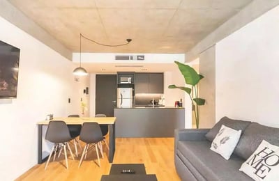 Long-Term 2-Room Furnished Apartment with Pool in Buenos Aires, Argentina, Palermo
