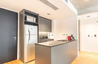 Long-Term 2-Room Furnished Apartment with Pool in Buenos Aires, Argentina, Palermo