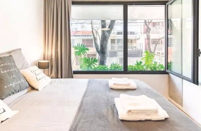 Long-Term 2-Room Furnished Apartment with Pool in Buenos Aires, Argentina, Palermo