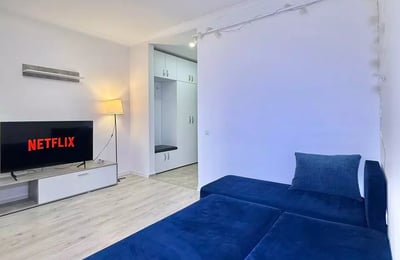 Long-Term Rent of 1-Bedroom Apartment with Balcony in Militari Residence, Bucharest