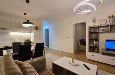 Alquiler a largo plazo de un apartamento nuevo de 3 habitaciones con balcón en Belgrado, Zvezdara