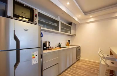 Long-term rental of a 60m² three-room apartment in Palermo, Buenos Aires – washing machine included!