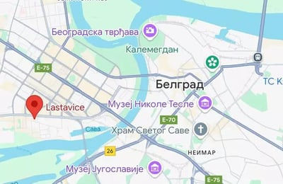 Alquiler a largo plazo de un nuevo apartamento de dos habitaciones en un complejo residencial de lujo, Nuevo Belgrado