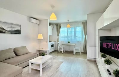 Acogedor estudio renovado en Militari Residence, Bucarest – alquiler a largo plazo