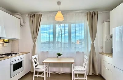 Acogedor estudio renovado en Militari Residence, Bucarest – alquiler a largo plazo