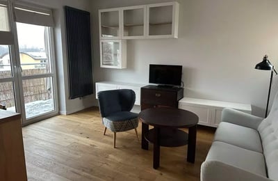 Long-Term Rent: 2-Room Apartment, Kliny, Łagiewniki-Borek Fałęcki, Krakow
