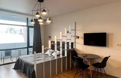Spacious Studio for Long-Term Rent with Stadium View in Batumi