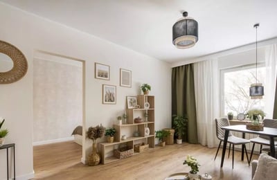 Long-term rental of a 2-rooms apartment in Warsaw, Wola district