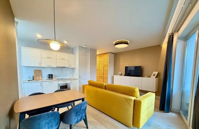 Alquiler a largo plazo de apartamento de 2 habitaciones en Cracovia, distrito Ruczaj, Polonia