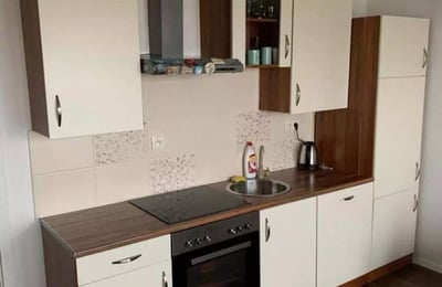 Long-term rental 1-room apartment (28 m² + 4 m² balcony) in Rača, Bratislava, Slovakia