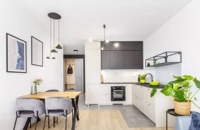 Long-term rental 2-room apartment in Mokotów, Warsaw, Poland