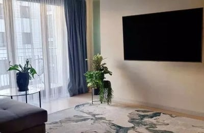 Long-term rental 2-room apartment in a new gated community, Wilanów, Warsaw