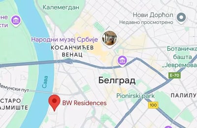 Long-term rental Two-room apartment in premium residential complex BW Residences, Belgrade