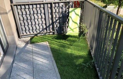 Long term rental 2 room apartment with garden and parking in Wrocław