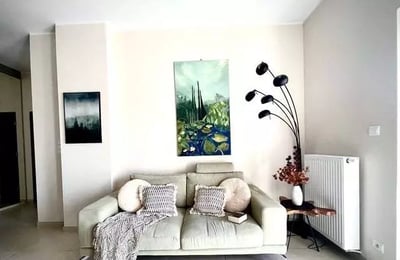 Long-term rental — Spacious 3-room apartment with a balcony, Praga-Południe, Warsaw