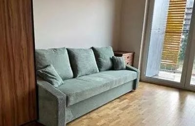 Long-term rental — Spacious 3-room apartment with a balcony, Praga-Południe, Warsaw