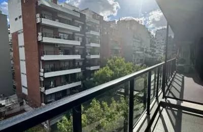 Long-term rental studio with balcony in Las Cañitas, Buenos Aires