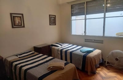 Long-term rental 3-room apartment with 2 patios in downtown Buenos Aires