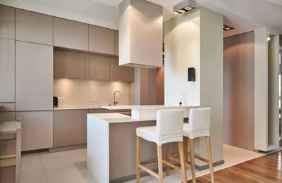 Long-term rental modern 2-room flat with parking in Praga-Południe, Warsaw