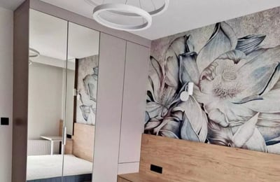Долгосрочная аренда стильной 2к квартиры 44 m² с балконом и паркингом во Вроцлаве