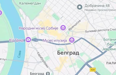 Долгосрочная аренда новой двухкомнатной квартиры в ЖК премиум класса BW Quartet 1 напротив парка, Белград
