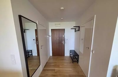 Long-term rental spacious 2-room apartment with terrace in Mokotów district, Warsaw, Poland