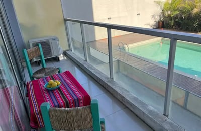Alquiler a largo plazo en Buenos Aires: departamento de 2 ambientes 45m² en Palermo con pileta y gimnasio