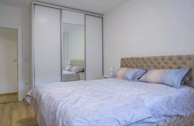 Long-term rental in Belgrade: 2-room apartment, 50 m², near the city center with balcony and appliances
