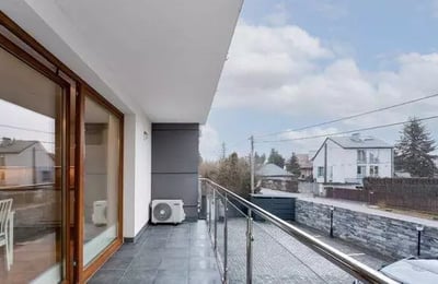 Long-term rental in Kraków modern 3-room apartment, 75 m², with large balcony, Bronowice Małe district