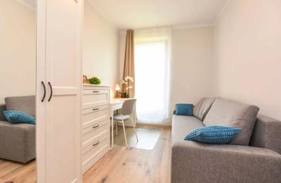 Долгосрочная аренда в Кракове современной 3-комнатной квартиры 65 м² с балконом, район Prądnik Czerwony