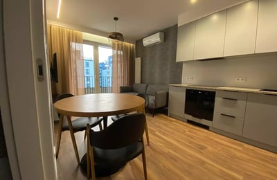 Long-term rental of a 2-room apartment with balcony, air conditioning, parking space in Ursus district, Warsaw