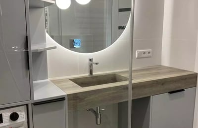 Long-term rental of a 2-room apartment with balcony, air conditioning, parking space in Ursus district, Warsaw