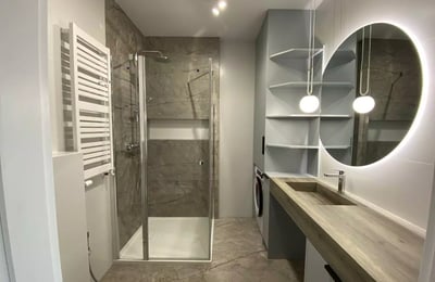 Long-term rental of a 2-room apartment with balcony, air conditioning, parking space in Ursus district, Warsaw