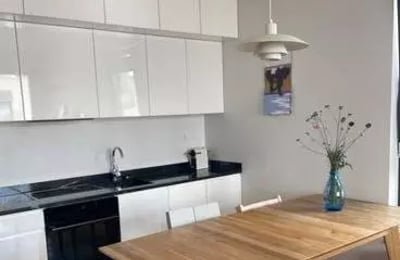 Long-term rental of a 54 m² 3-room apartment on Konstruktorska Street, Warsaw, Poland, with a balcony and parking
