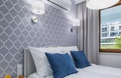 Langzeitmiete 36m² Wohnung mit Balkon in Wola, Warschau, Polen