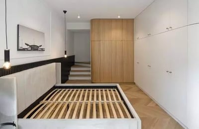 Location longue durée appartement 2 pièces de 64 m² avec terrasse, quartier Mokotów, Varsovie, Pologne