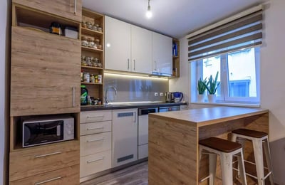 Alquiler a largo plazo en Belgrado, Serbia apartamento de dos habitaciones cerca del centro de la ciudad, 46 m²