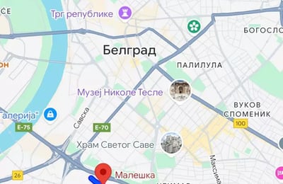 Long-term rental of a 3-room apartment, 85 m² in Belgrade, Serbia
