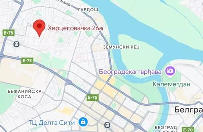 Location longue durée d’un appartement 2 pièces de 44 m² à Belgrade, Serbie