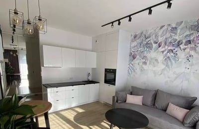 Langfristige Vermietung einer 30 m² großen 2-Zimmer-Wohnung in Krakau, Polen