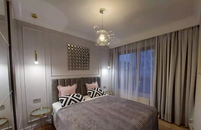 Langzeitmiete einer 55 m² großen Zweizimmerwohnung im Stadtteil Mokotów, Warschau, Polen