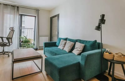 Долгосрочная аренда 2-комнатной квартиры 44 м² в новостройке Angel City, Вроцлав, Польша