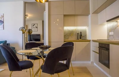 Long-term rent 2-room apartment 54 m² in premium BW Quartet 1 complex, Belgrade, Serbia