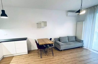 Long-term rent modern 2-room apartment 44 m² in Mokotów, Warsaw, Poland