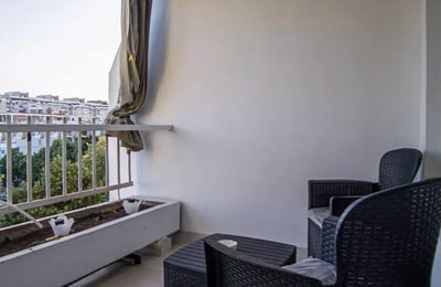 Long-term rental of a 2-room apartment 64m² in New Belgrade district, Belgrade, Serbia