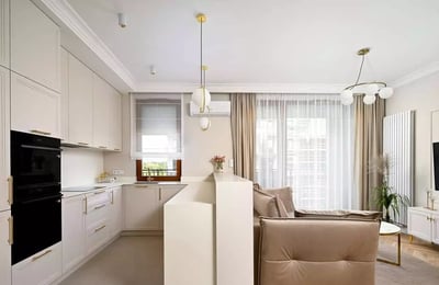 Langfristige Vermietung einer 3-Zimmer-Wohnung mit 70m² im Stadtteil Mokotów, Warschau, Polen