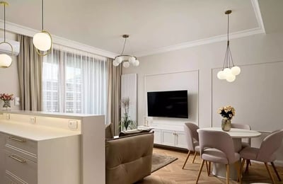 Langfristige Vermietung einer 3-Zimmer-Wohnung mit 70m² im Stadtteil Mokotów, Warschau, Polen