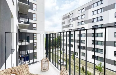 Langfristige Vermietung einer 2-Zimmer-Wohnung mit 38m² im Stadtteil Mokotów, Warschau, Polen