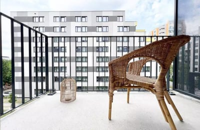 Langfristige Vermietung einer 2-Zimmer-Wohnung mit 38m² im Stadtteil Mokotów, Warschau, Polen